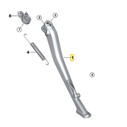 Descanso Lateral 1.300 GS / Adv