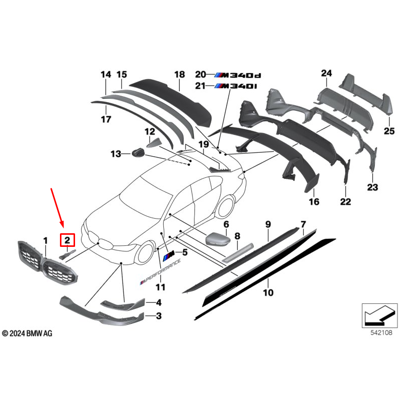 Fita De Atrelado BMW M Performance