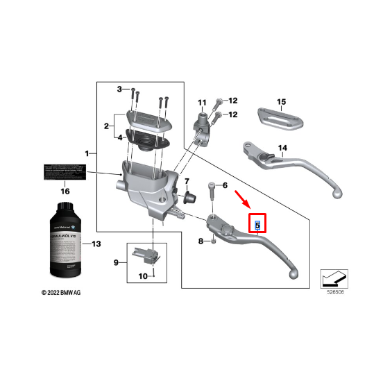 Manete Da Embreagem  BMW Motorrad R 1250 GS / R 1200 GS