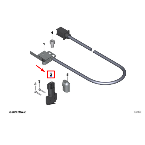 Interruptor Da Luz De Freio F 750 GS / F 800 GS / F 850 GSA N2