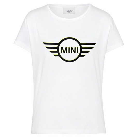 T-shirt MINI Wing Two-Tone Feminina Branca
