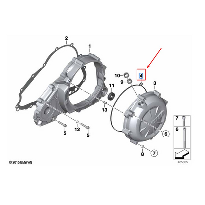 Vedante de Borracha BMW G 650 GS / G 650 GS Sertão / G 650 X