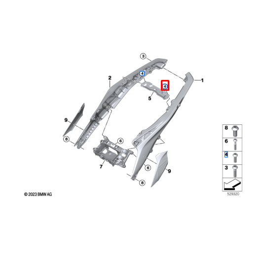 Parafuso Cabeça Cilíndrica BMW