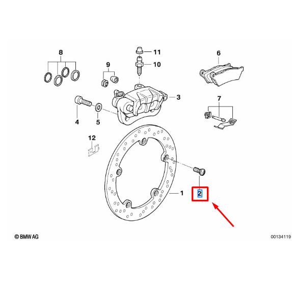 Parafuso De Torx Interior M8X15,5