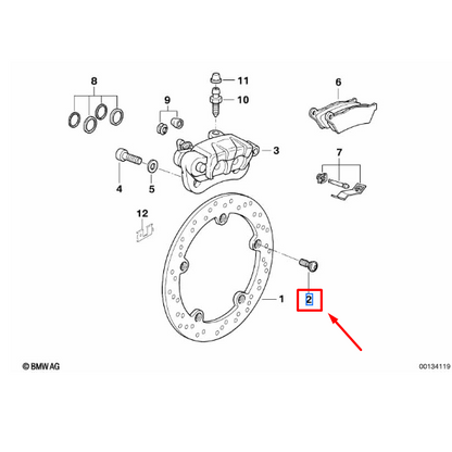 Parafuso De Torx Interior M8X15,5