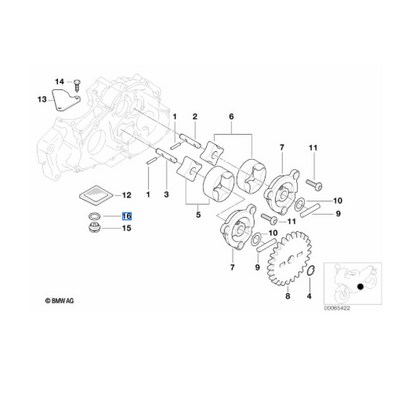 Anel Vedante 24X30X1,5