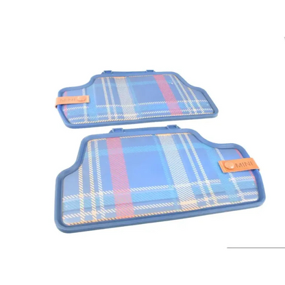 Jogo De Tapete De Borracha Speedwell Blue Traseiro MINI Cooper