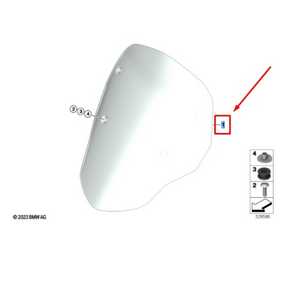 Para-Brisa Bolha BMW R 1300 GS, BMW R 1300 GS Adventure