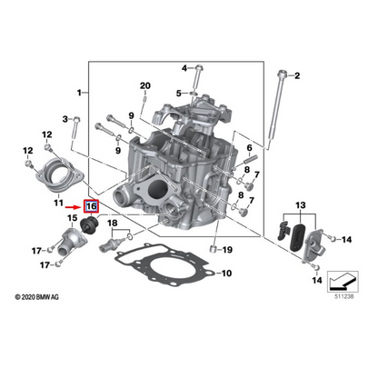 Válvula Termostática BMW G 310 GS / G 310 R