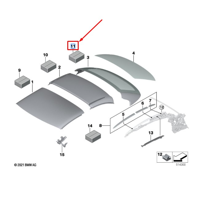 Kit Fixação do Friso BMW