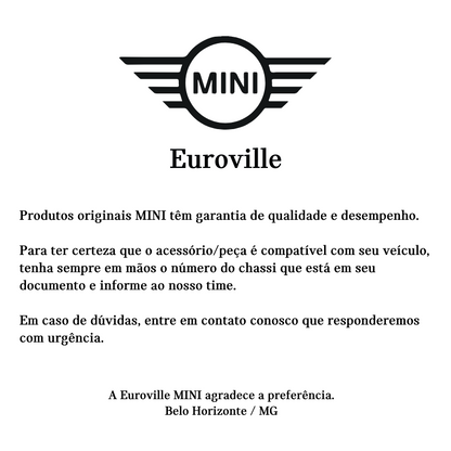 Anel Cromado De Acabamento Do Farol Esquerdo MINI Cooper / MINI Cooper S