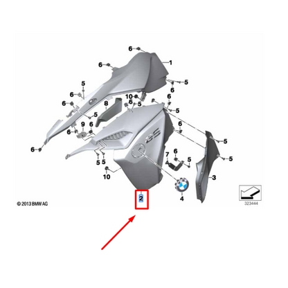 Cobertura Tubo De Admissão Esquerdo BMW