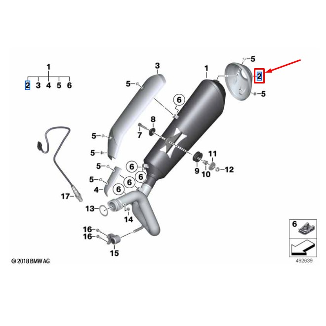 Acabamento Ponteira Escape  G 310 GS / G 310 R / G 310 RR
