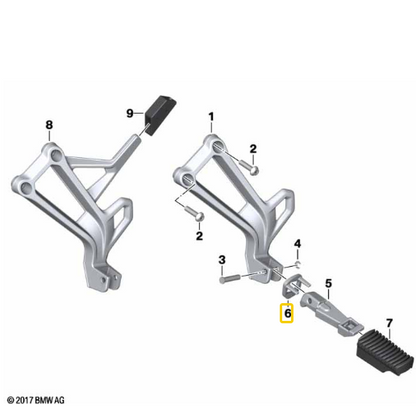 Disco De Encosto Esquerdo F 750 GS/ F 850 GS/ F 650 GS N6 46717716151 — BMW Motorrad - vista 5