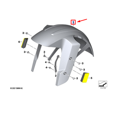 Resguardo Inferior Da Roda Dianteira G 310 GS