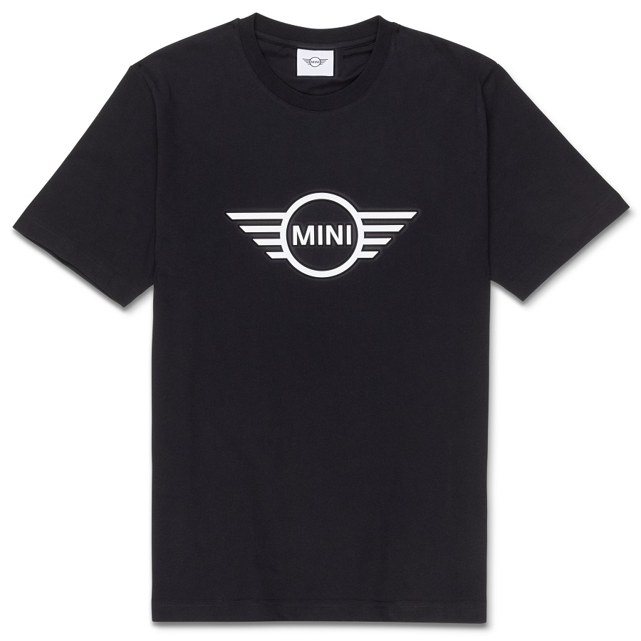 T-shirt MINI Logo Wing Embossed Preta