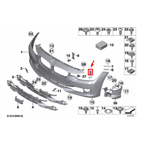 Tampa Pulverizador Do Farol Esquerdo Série 3