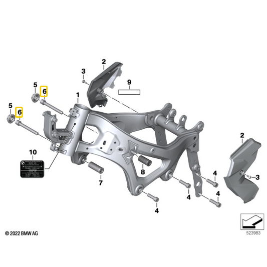 Parafuso Torx Interior M12X100