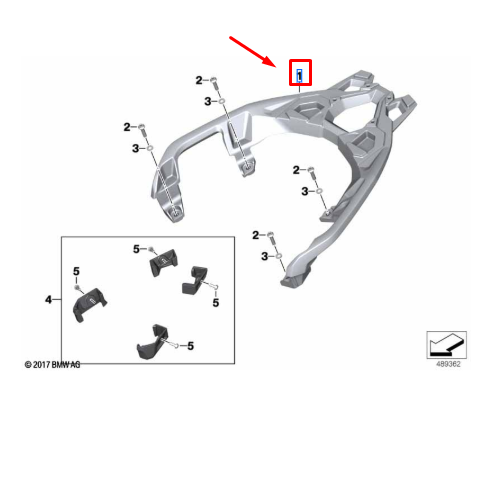Estrutura Porta-Bagagens BMW C 400 N1