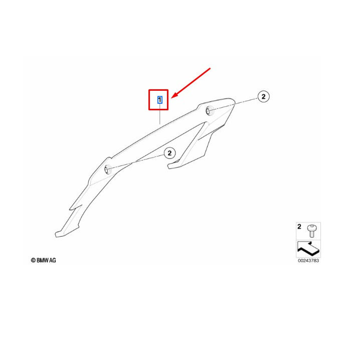 GUARNICAO DO SUPORTE DO REVEST B - G 650 GS