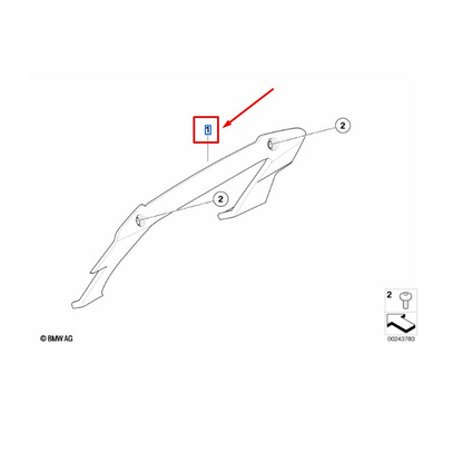 GUARNICAO DO SUPORTE DO REVEST B - G 650 GS