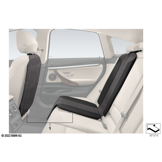 Protetor de Encosto e Base para Cadeirinha Infantil