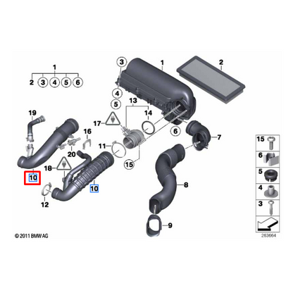 Mangueira Duto De Ar MINI Cooper