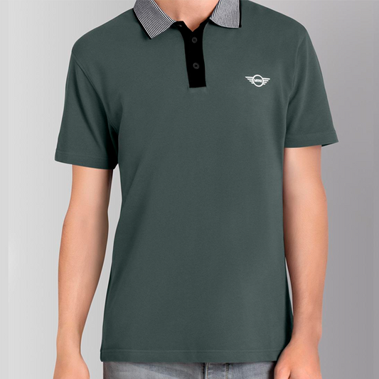 Camisa Polo MINI Stripped Collar Masculina