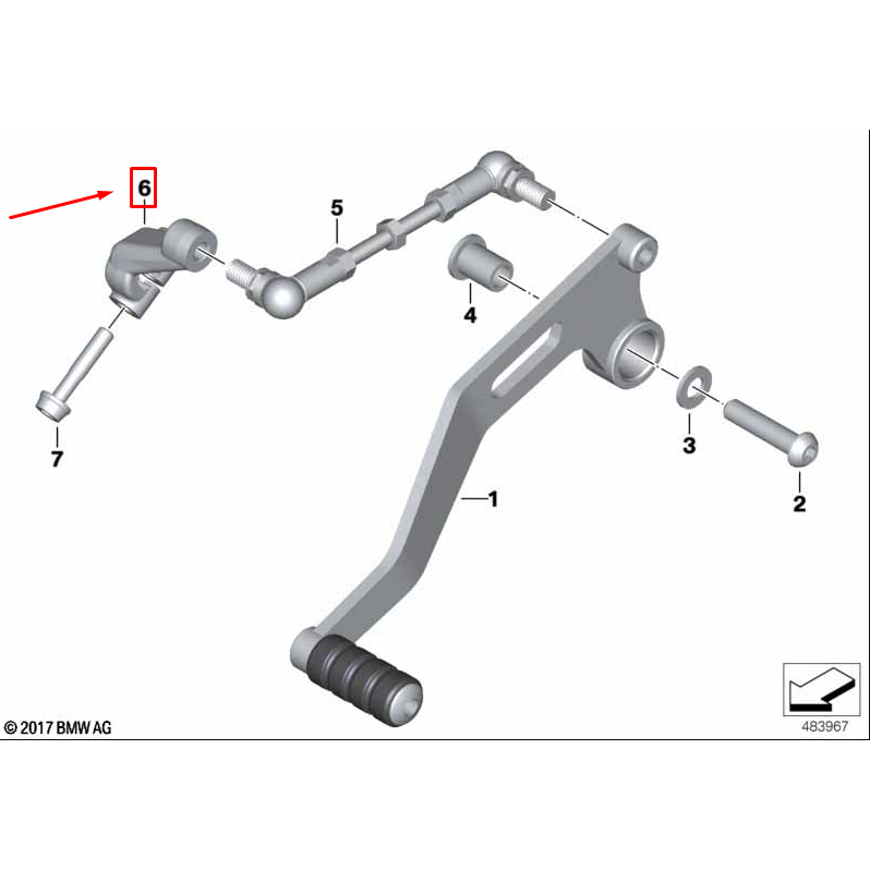 Alavanca Seletora BMW