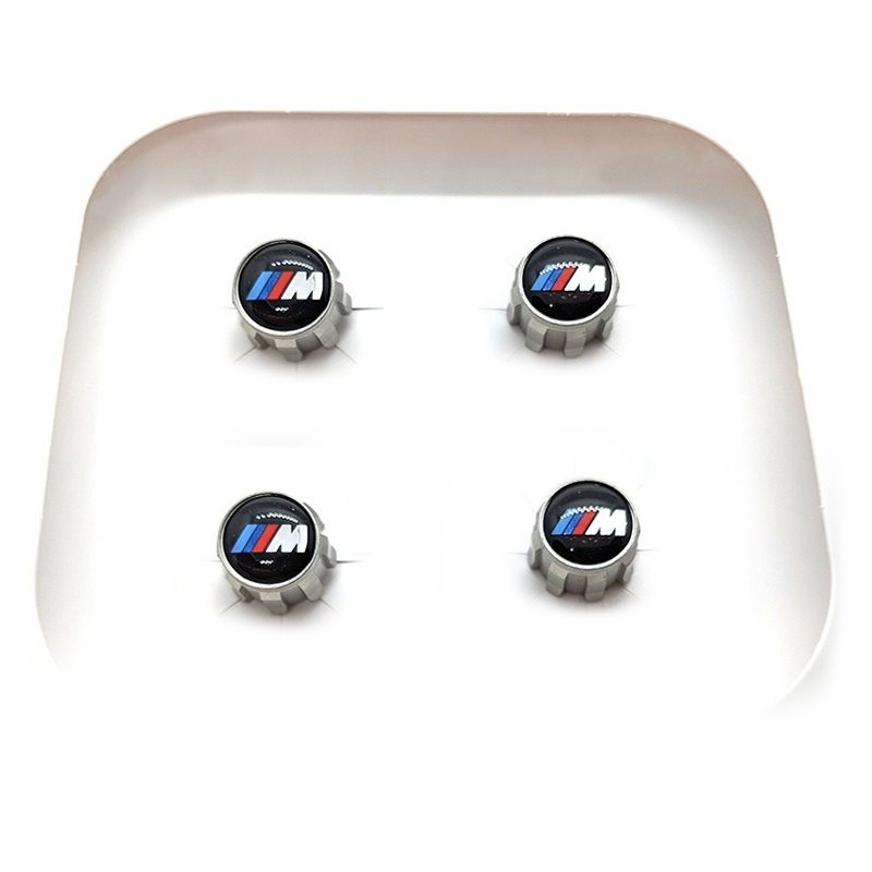 BMW Valve Caps - Classic Metal