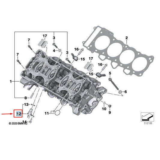 Sensor do Cames BMW Motorrad
