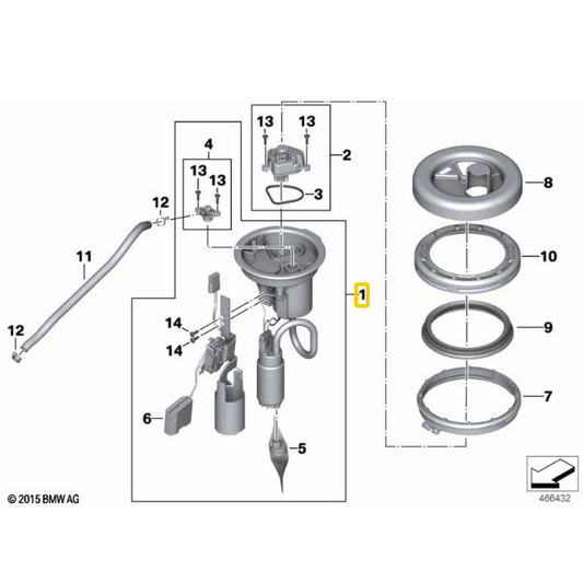 Bomba De Combustível C/Boia Nível