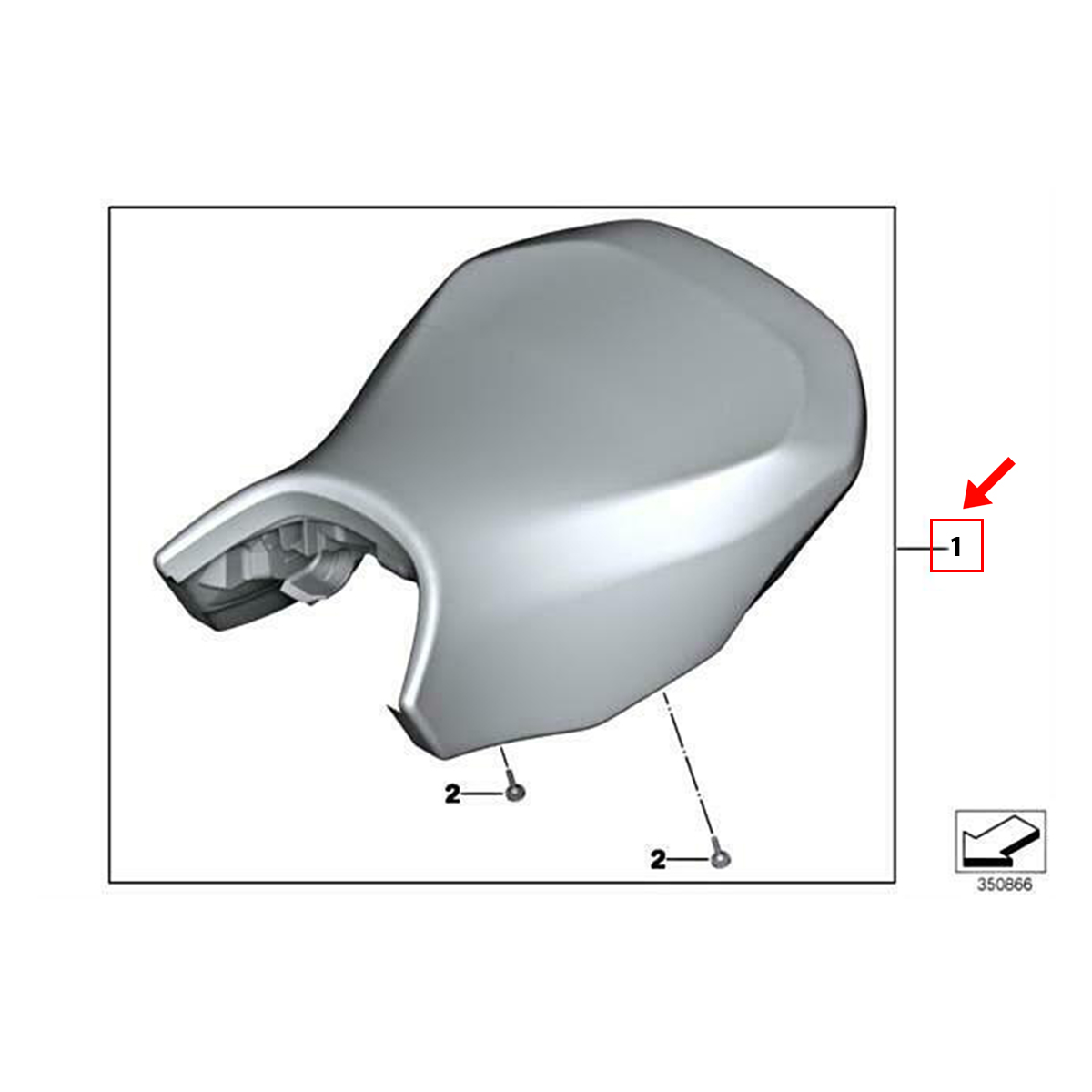 Assento Dianteiro BMW R 1200 GS / R 1250 GS