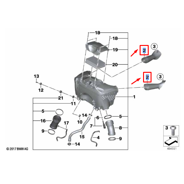 Tubo De Aspiração Direito