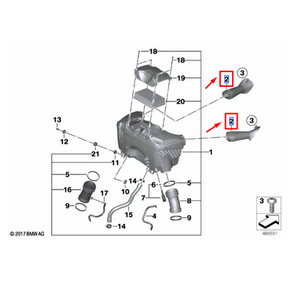Tubo De Aspiração Direito