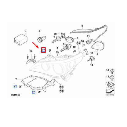 Parafuso De Cabeça Oval BMW