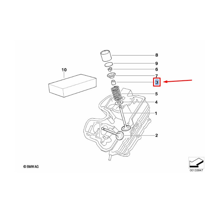 Junta da Haste da Válvula BMW G 650 GS