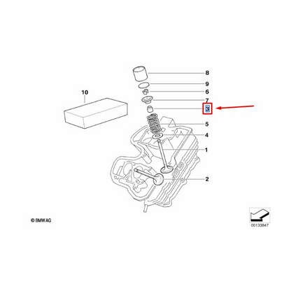 Junta da Haste da Válvula BMW G 650 GS