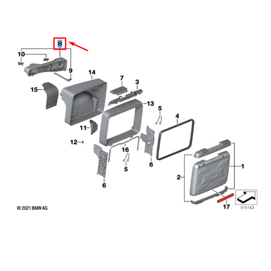 Trancamento Mala Lado Direito