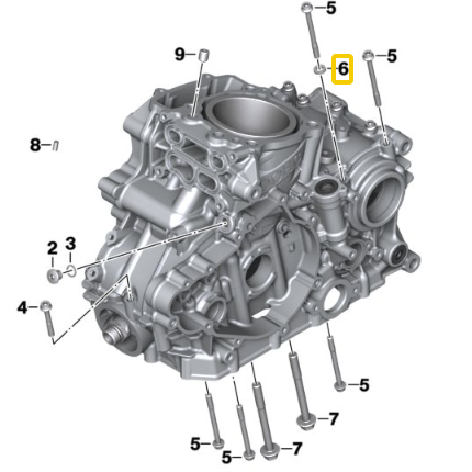 Anel de Vedação Original BMW Motorrad ? 6?×?12?×?1 mm