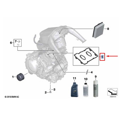 Junta Da Tampa De Válvula  BMW F 750 GS / F 850 GS / F 850 GSA / F 900 R