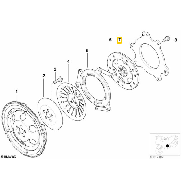 Placa Embreagem Moto R1100S