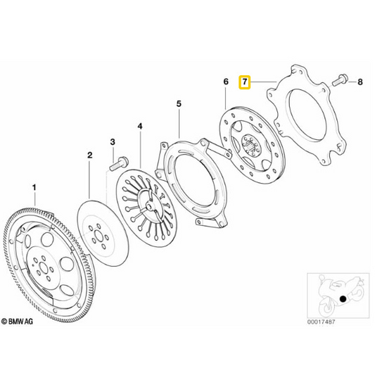 Placa Embreagem Moto R1100S