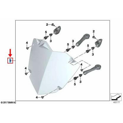 Protetor do Farol  BMW R 1200 GS / R 1250 GS ADV