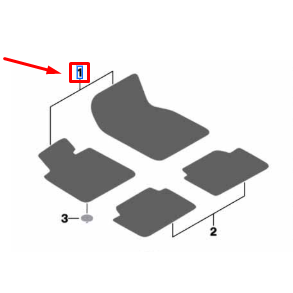 Tapetes Dianteiros MINI Cooper F55