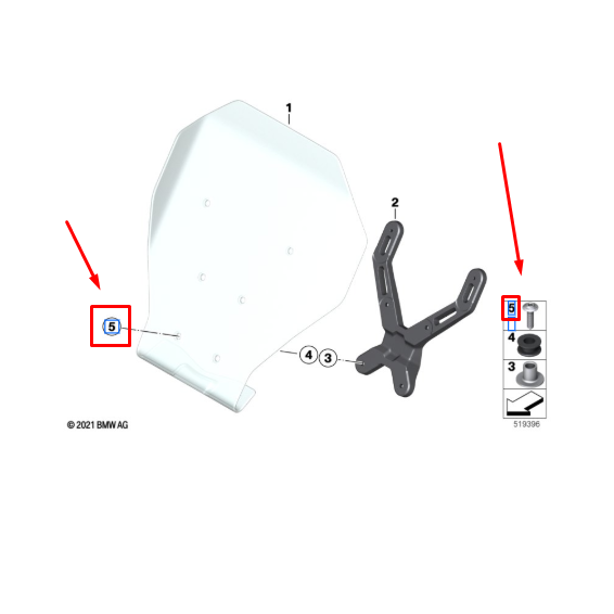 Parafuso Sem Colar M5x20