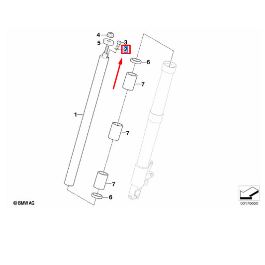 Anel ORing BMW R 1200 GS/ R 900 RT N2