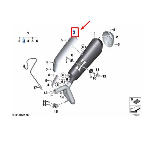 Cobertura Lateral Do Escapamento BMW  G 310 GS