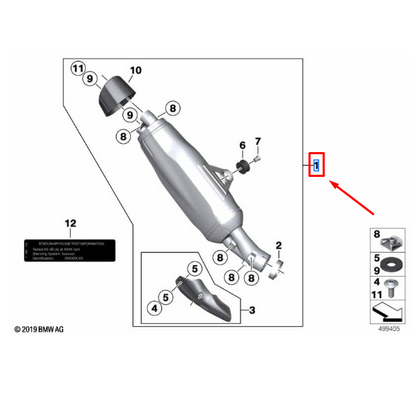 Silenciador Esportivo R 1200 GS / R 1250 GS