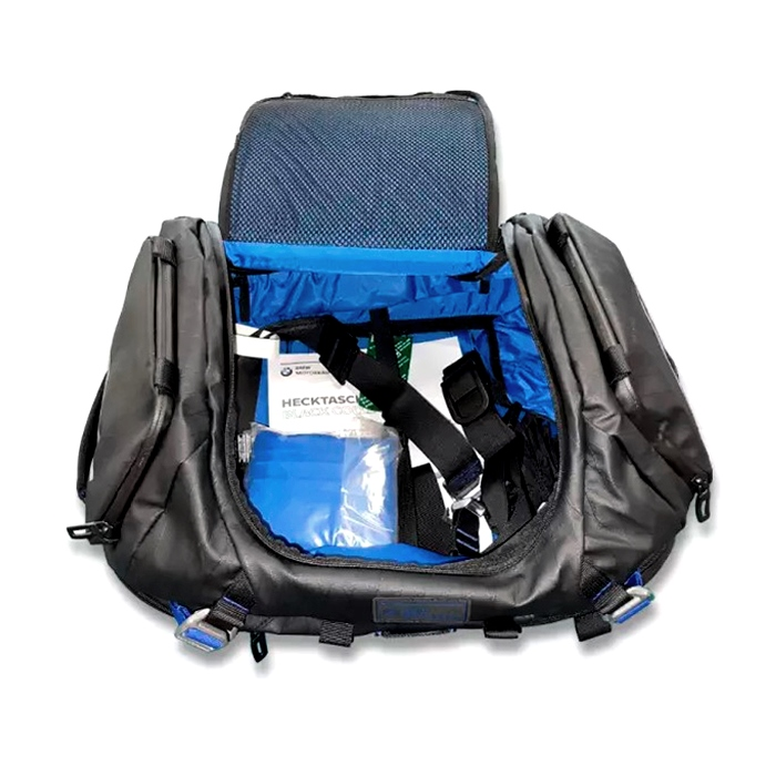 Bolsa Traseira BMW Black Collection Pequena 42L Design Sofisticado